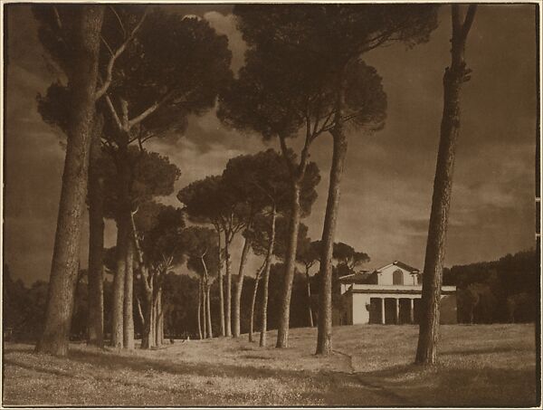 Römische Villa, Heinrich Kühn (Austrian (born Germany), Dresden 1866–1944 Birgitz), Gum bichromate print 