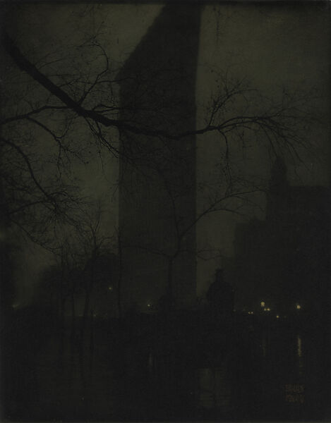 The Flatiron, Edward J. Steichen (American (born Luxembourg), Bivange 1879–1973 West Redding, Connecticut), Gum bichromate over platinum print 