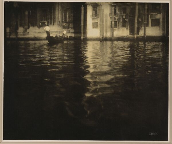 Late Afternoon - Venice, Edward J. Steichen (American (born Luxembourg), Bivange 1879–1973 West Redding, Connecticut), Direct carbon print