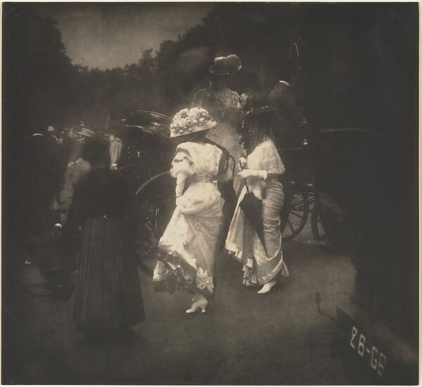 After the Grand Prix - Paris, Edward J. Steichen (American (born Luxembourg), Bivange 1879–1973 West Redding, Connecticut), Direct carbon print 