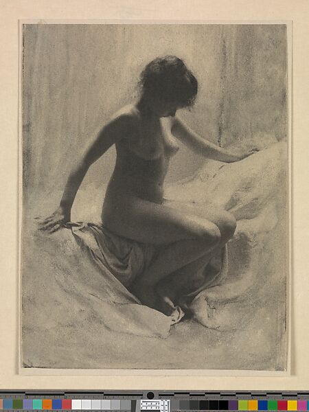 Académie, Robert Demachy (French, 1859–1936), Gum bichromate print 