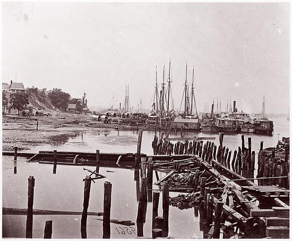 [Wharf and Transpors, City Point, Virginia]