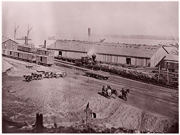 Terminus of U.S. Military Railroad, City Point, Virginia