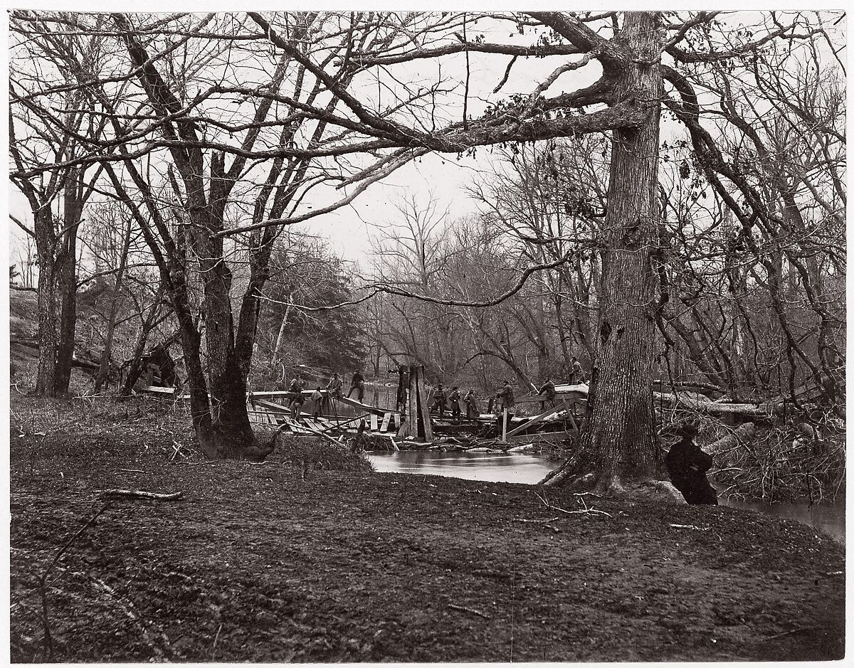 Bull Run. Blackburn's Ford, Timothy H. O&#39;Sullivan (American, born Ireland, 1840–1882), Albumen silver print from glass negative 