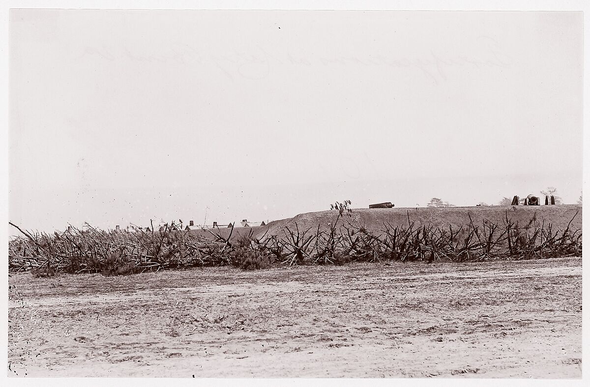 [Fortifications at City Point, Virginia], Unknown (American), Albumen silver print from glass negative 