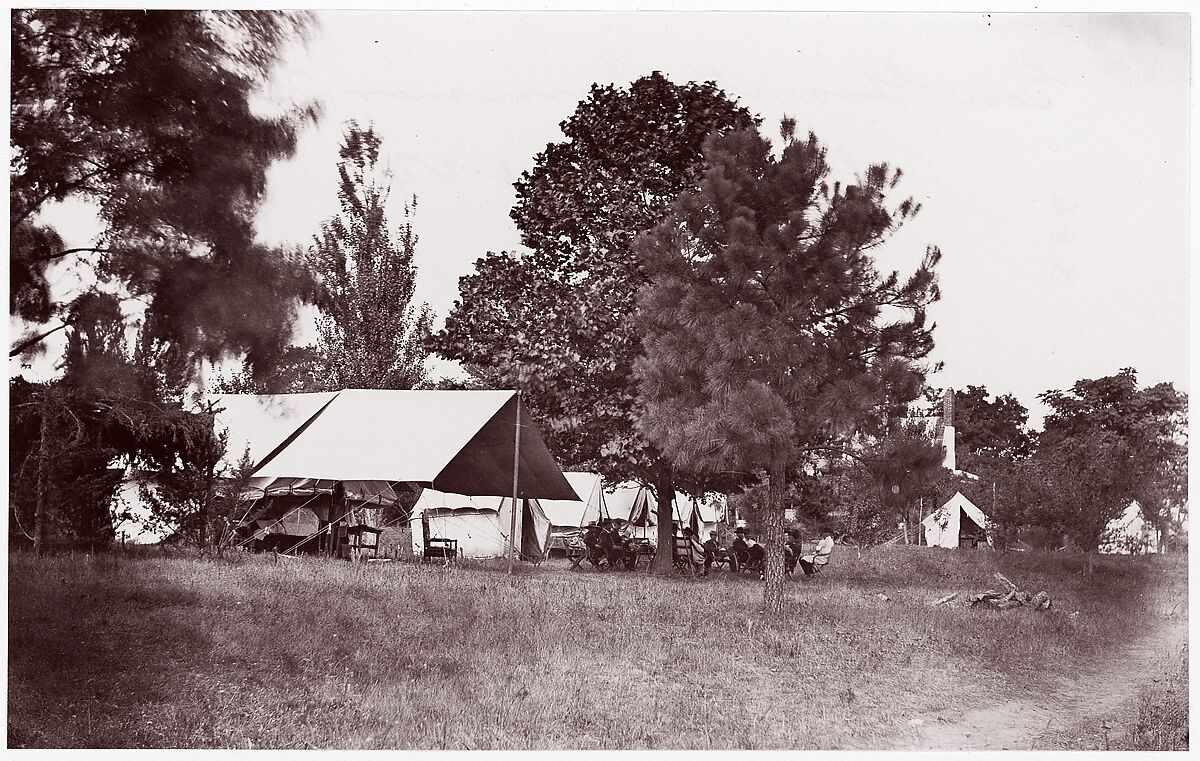 Summer Headquarters of General Grant, City Point, Virginia, Unknown (American), Albumen silver print from glass negative 