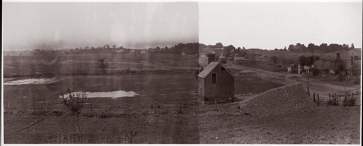 [Looking Toward Marye's Heights, Fredericksburg]