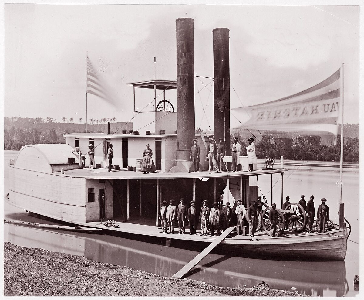 U.S. Transport "Wau Katchie", Unknown (American), Albumen silver print from glass negative 