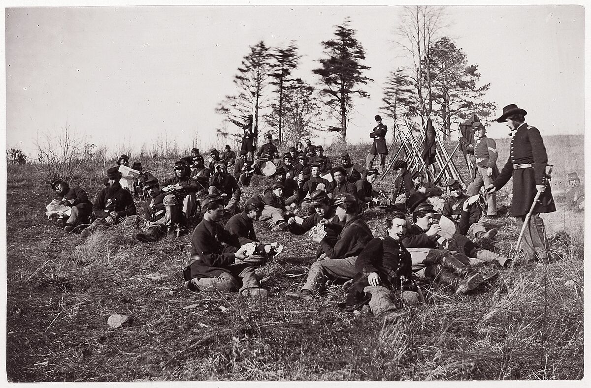 Co. B, 170th New York Volunteers, Unknown (American), Albumen silver print from glass negative 