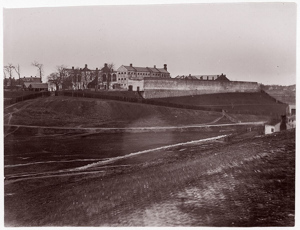 [State Penitentiary, Richmond, Virginia], Attributed to Alexander Gardner (American, Glasgow, Scotland 1821–1882 Washington, D.C.), Albumen silver print from glass negative 