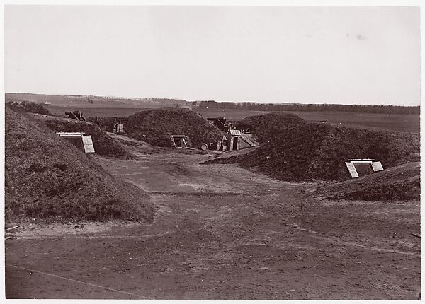 [Interior of Confederate Fort Darling, Drewry's Bluff, James River, Virginia]