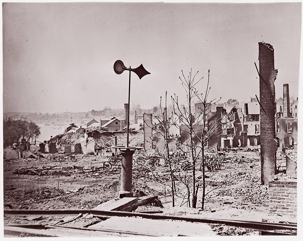 Richmond, Virginia, after Evacuation, Alexander Gardner (American, Glasgow, Scotland 1821–1882 Washington, D.C.), Albumen silver print from glass negative 