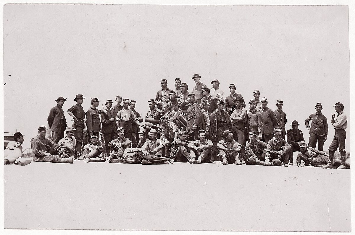 Pennsylvania Light Artillery, Keystone Battery, Unknown (American), Albumen silver print from glass negative 