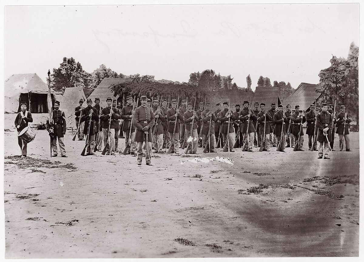 30th Pennsylvania Infantry, Unknown (American), Albumen silver print from glass negative 