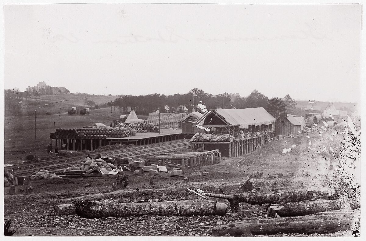 [Stoneman's Station, Virginia], Unknown (American), Albumen silver print from glass negative 