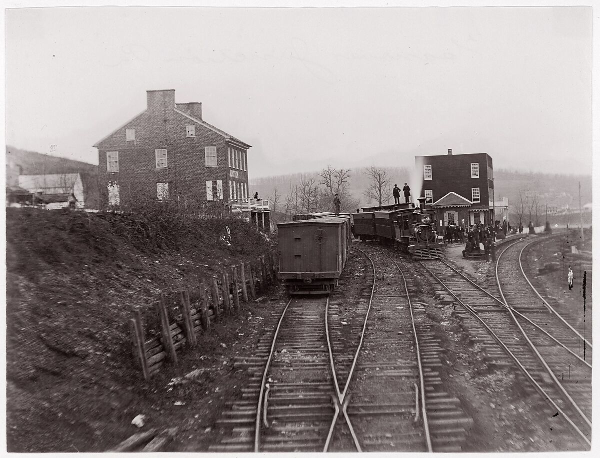 Hanover Junction, Pennsylvania, Unknown (American), Albumen silver print from glass negative 