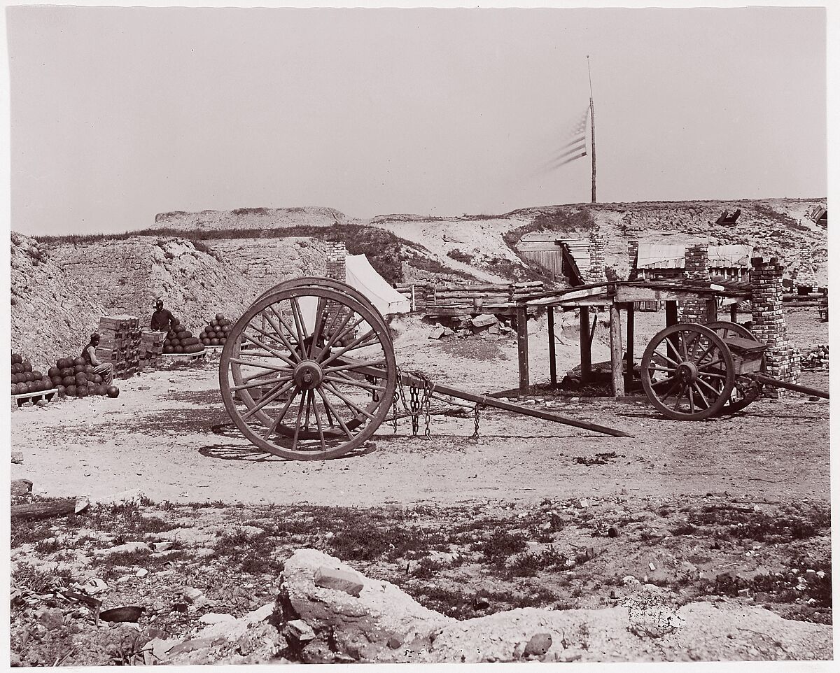 Fort Johnson, James Island, South Carolina, Unknown (American), Albumen silver print from glass negative 