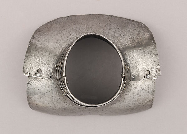 Composed Armor, Left tasset made by Julian Arrechia (Spanish, active in New York late 19th–early 20th century), Steel, copper alloy (latten), leather, Italian