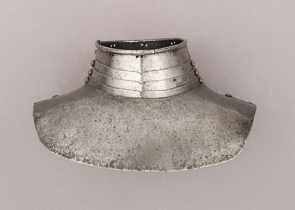 Composed Armor, Left tasset made by Julian Arrechia (Spanish, active in New York late 19th–early 20th century), Steel, copper alloy (latten), leather, Italian