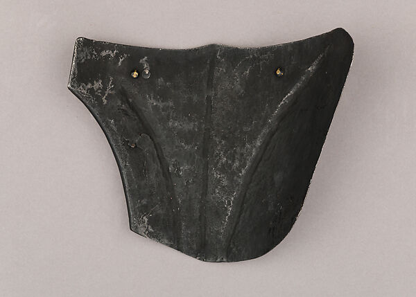 Composed Armor, Left tasset made by Julian Arrechia (Spanish, active in New York late 19th–early 20th century), Steel, copper alloy (latten), leather, Italian