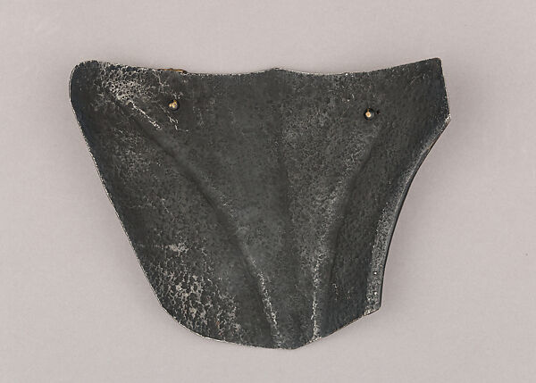 Composed Armor, Left tasset made by Julian Arrechia (Spanish, active in New York late 19th–early 20th century), Steel, copper alloy (latten), leather, Italian