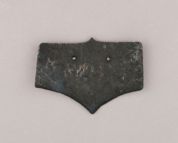 Composed Armor, Left tasset made by Julian Arrechia (Spanish, active in New York late 19th–early 20th century), Steel, copper alloy (latten), leather, Italian