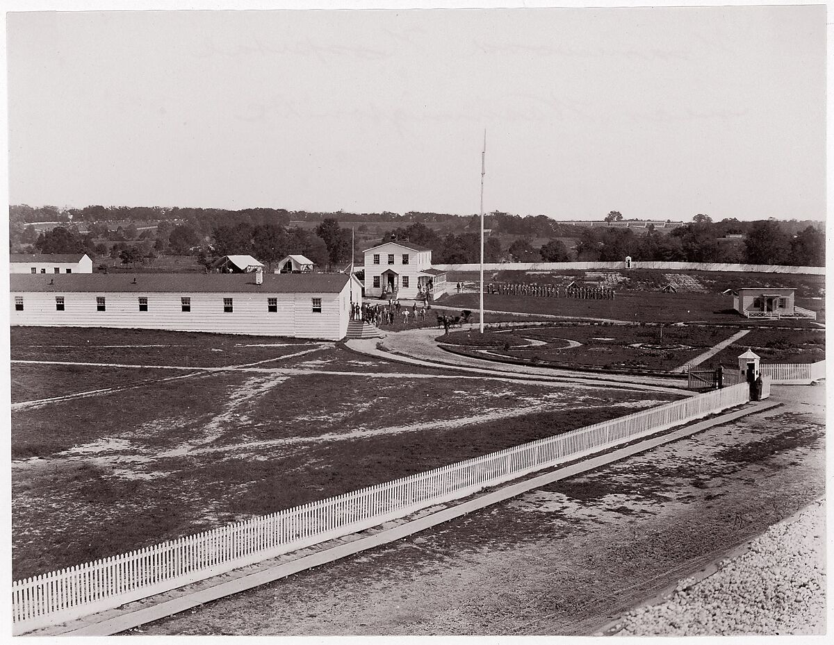 Washington. Harewood Hospital, Unknown (American), Albumen silver print from glass negative 