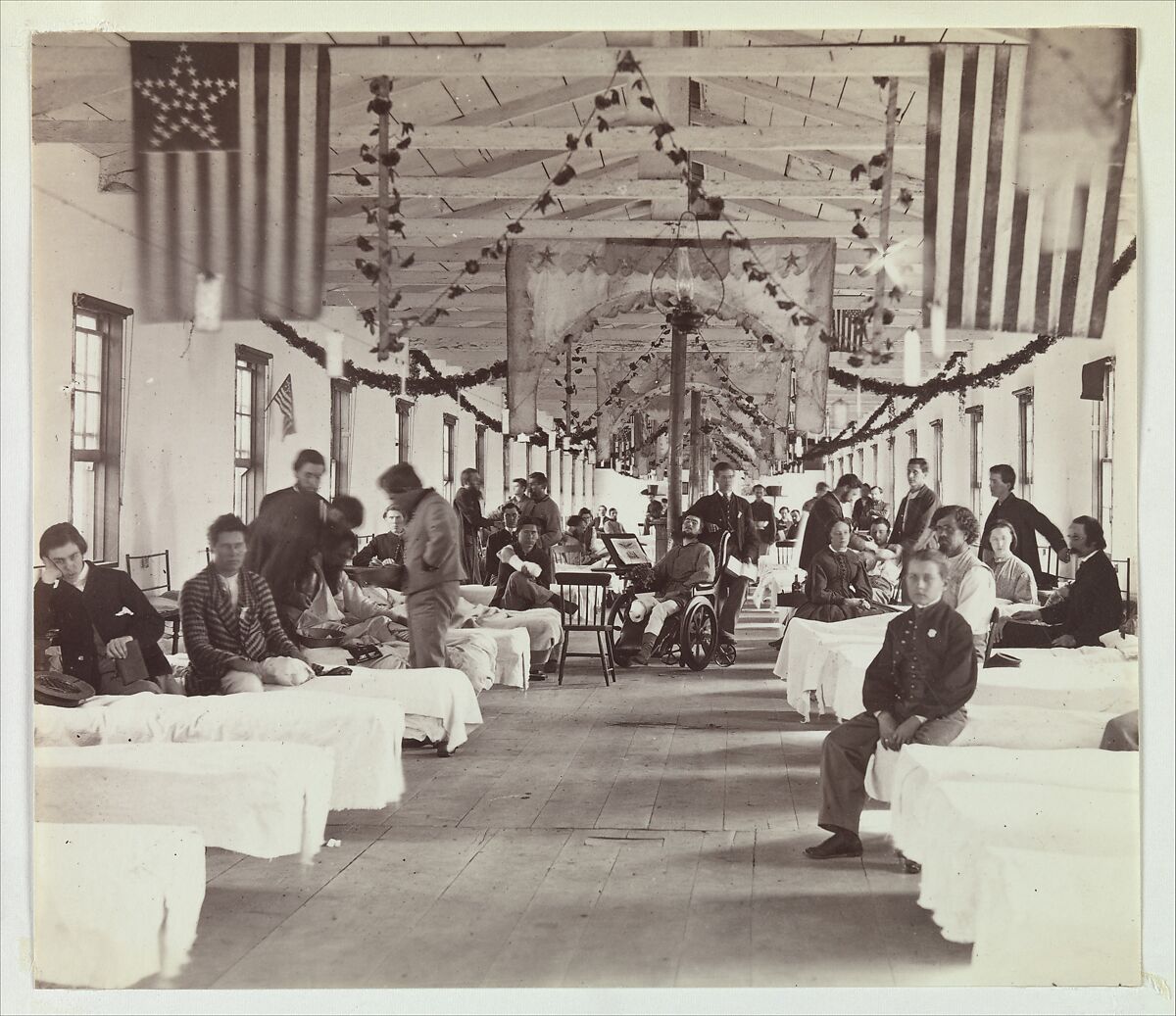Armory Square Hospital, Washington, Unknown (American), Albumen silver print from glass negative 