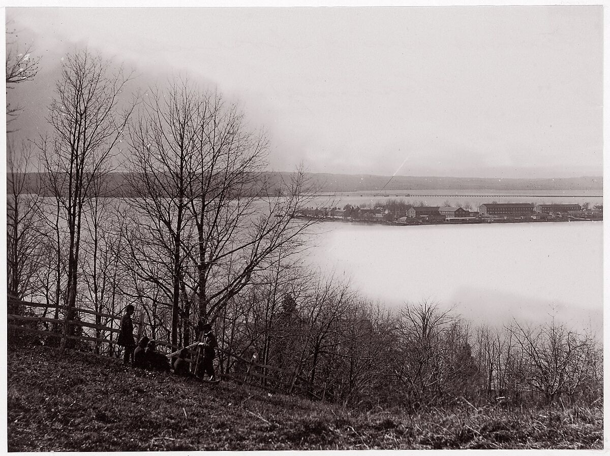 [Distant View of Arsenal, Washington, D.C.], Unknown (American), Albumen silver print from glass negative 