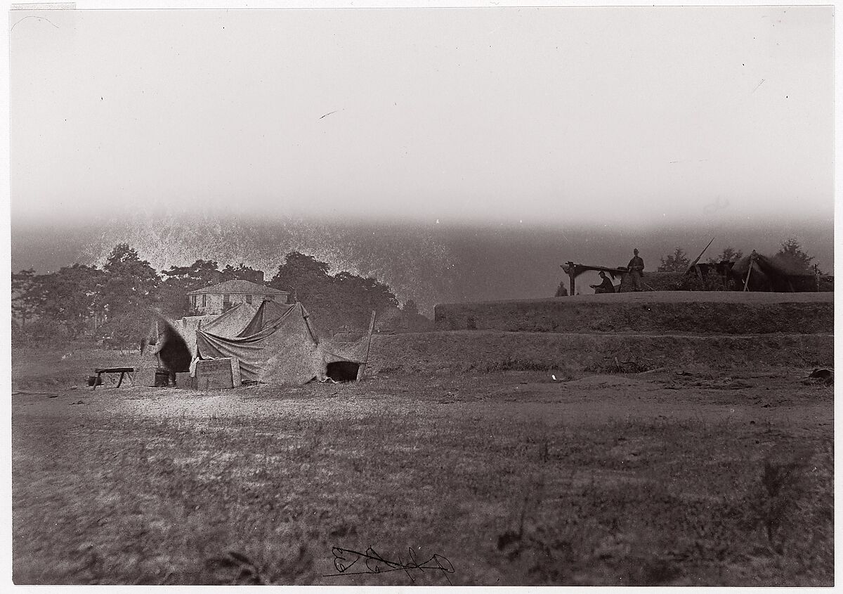[Fortifications], Unknown (American), Albumen silver print from glass negative 