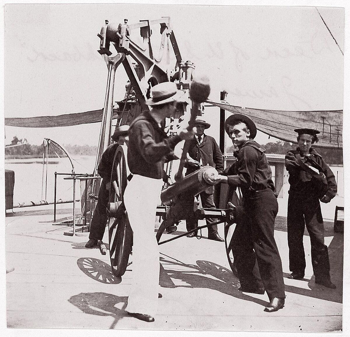 Officers of U.S.S. Hunchback, Unknown (American), Albumen silver print from glass negative 