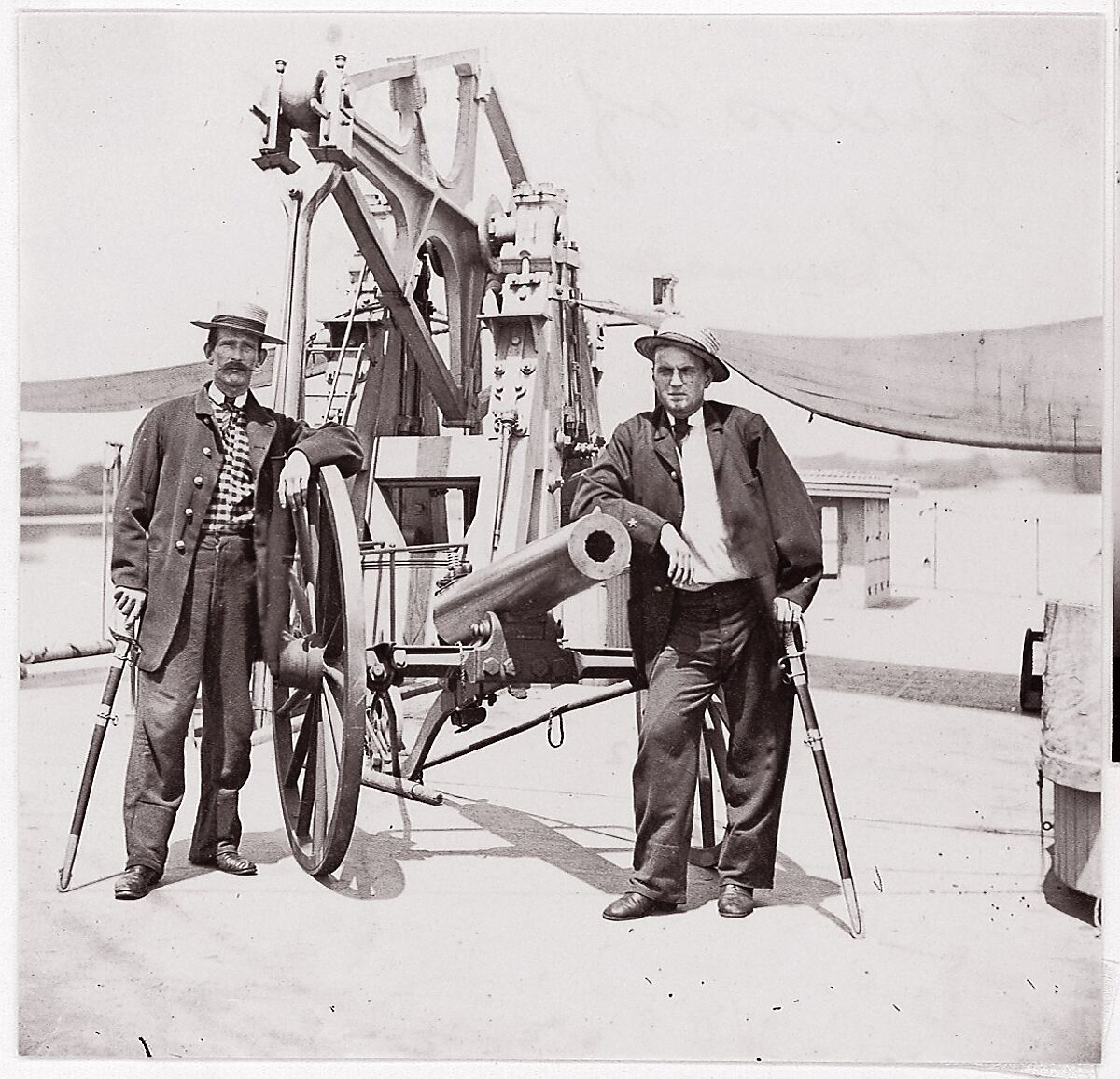 Officers of U.S.S. Hunchback, Unknown (American), Albumen silver print from glass negative 