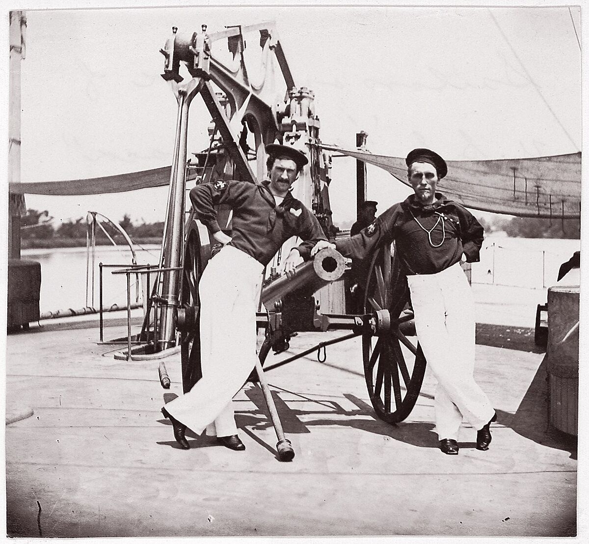 Officers of U.S.S. Hunchback, Unknown (American), Albumen silver print from glass negative 
