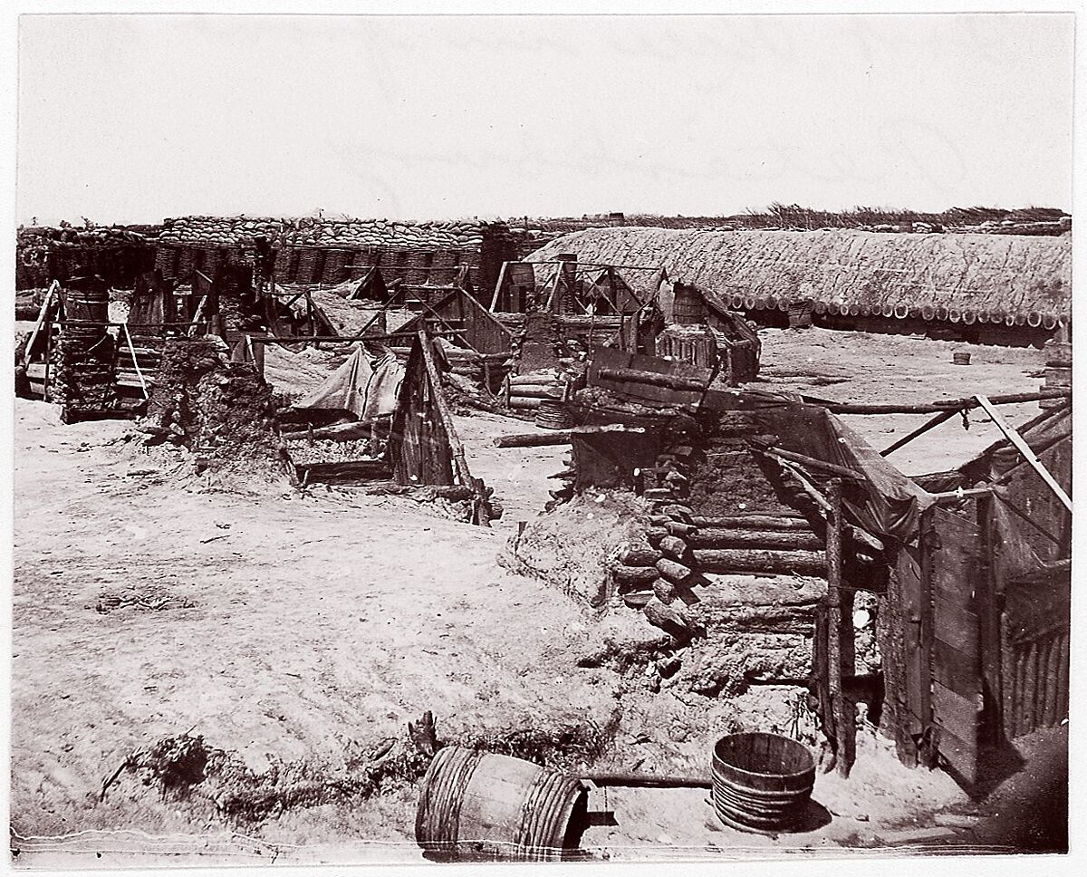 Fort Price, Timothy H. O&#39;Sullivan (American, born Ireland, 1840–1882), Albumen silver print from glass negative 