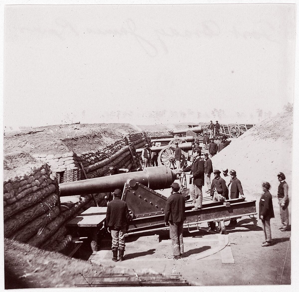Butler's Lookout Tower, Opposite Dutch Gap, Andrew Joseph Russell (American, 1830–1902), Albumen silver print from glass negative