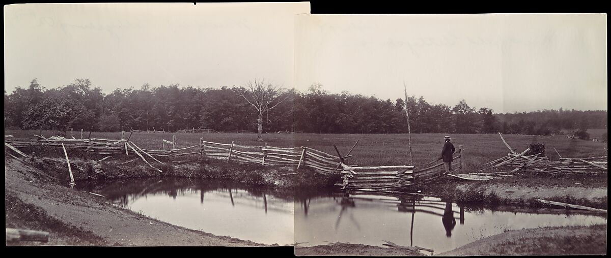 Wheat–Field in Which General Reynolds Was Shot, Unknown (American), Albumen silver prints from glass negatives 