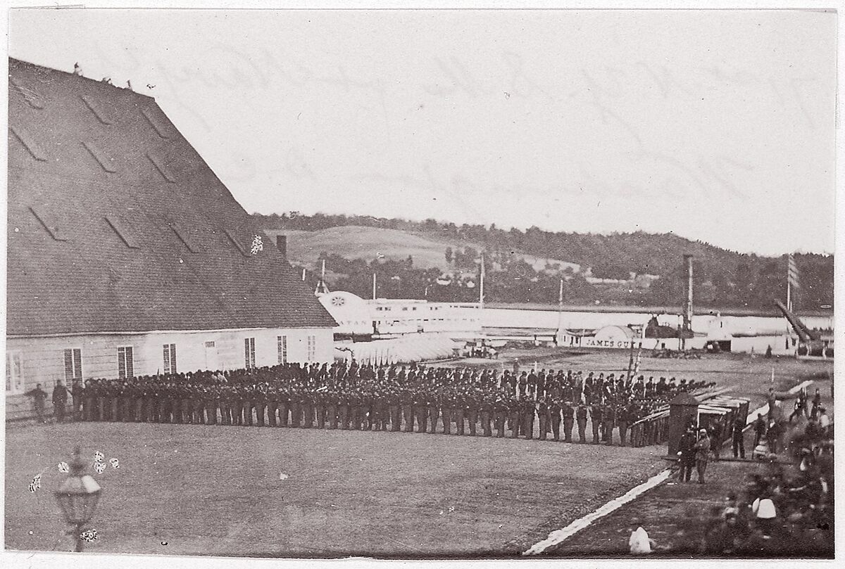 Navy Yard, Washington, 71st New York State Militia, Unknown (American), Albumen silver print from glass negative 