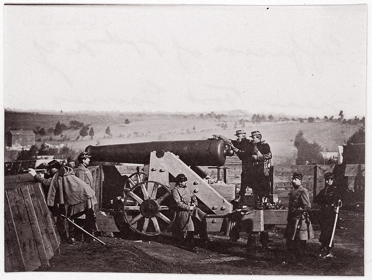 Fort Gaines, Officers of the 55th New York Volunteers, Unknown (American), Albumen silver print from glass negative 