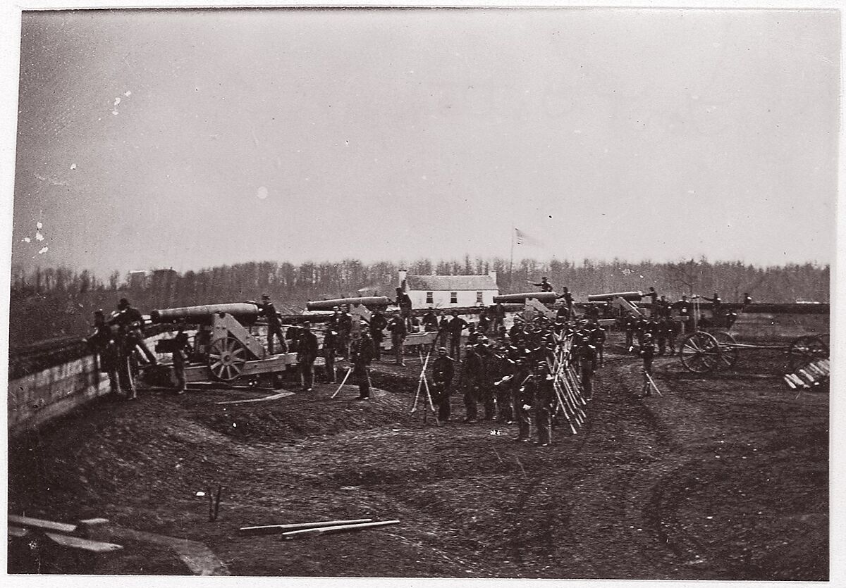 Fort Totten, N.W. of Washington, Unknown (American), Albumen silver print from glass negative 