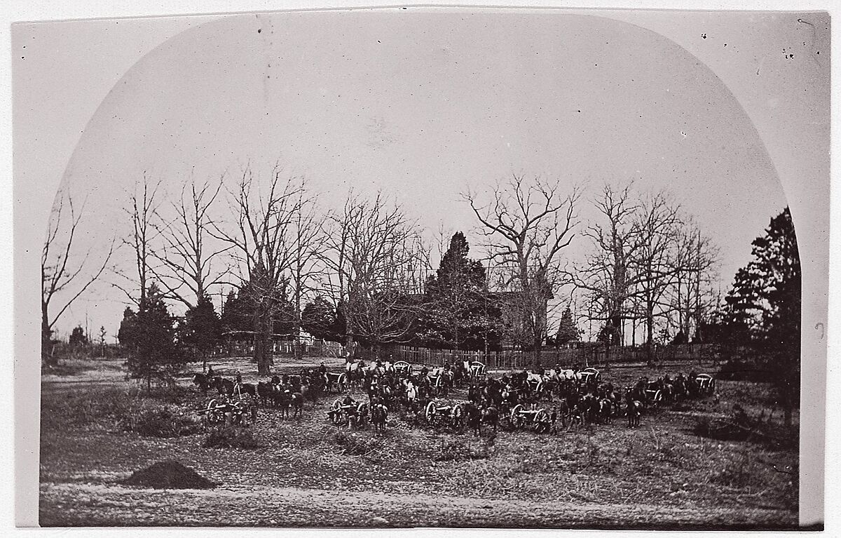 [Cache of Cannon].  Brady album, p. 123, Unknown (American), Albumen silver print from glass negative 