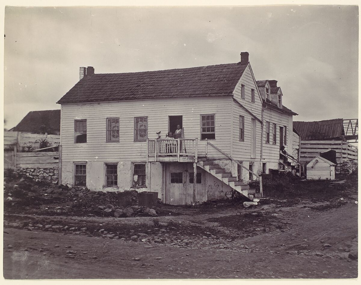 Gettysburg. John Burns House, Unknown (American), Albumen silver print from glass negative 