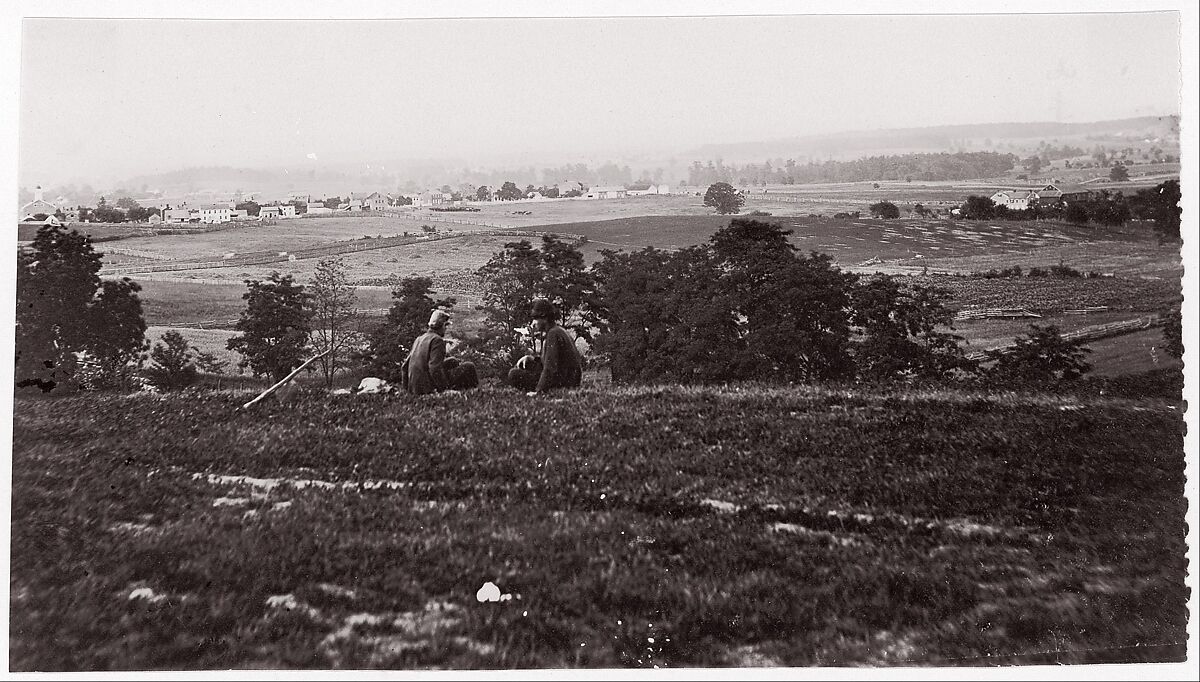 Gettysburg, Pennsylvania, Unknown (American), Albumen silver print from glass negative 