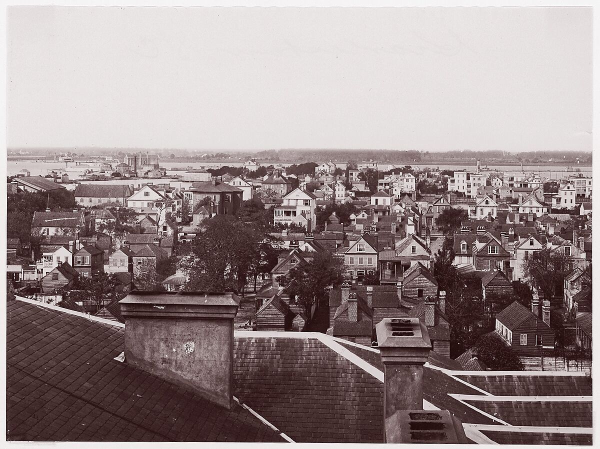 Charleston, George N. Barnard (American, 1819–1902), Albumen silver print from glass negative 