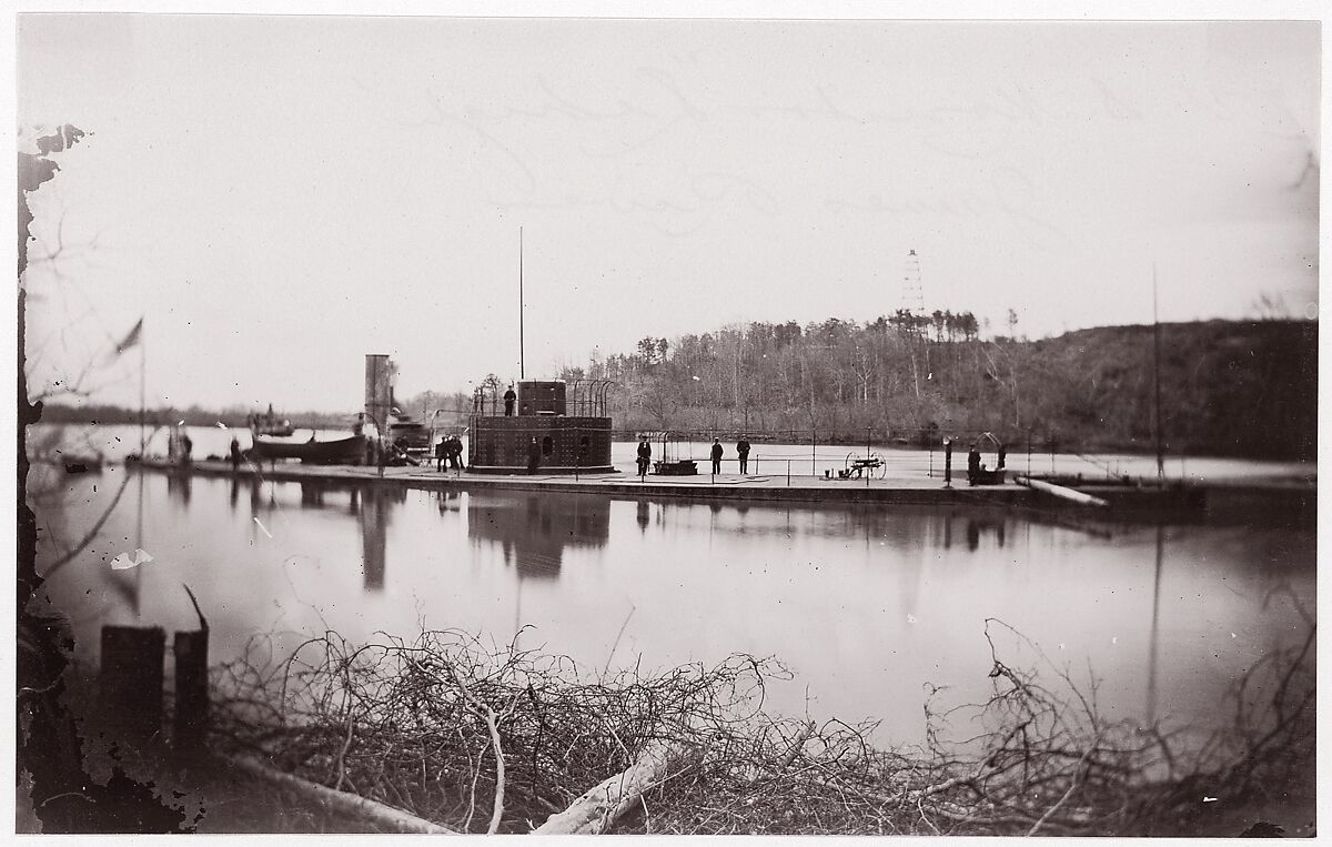 U.S. Monitor Lehigh, James River, Unknown (American), Albumen silver print from glass negative 