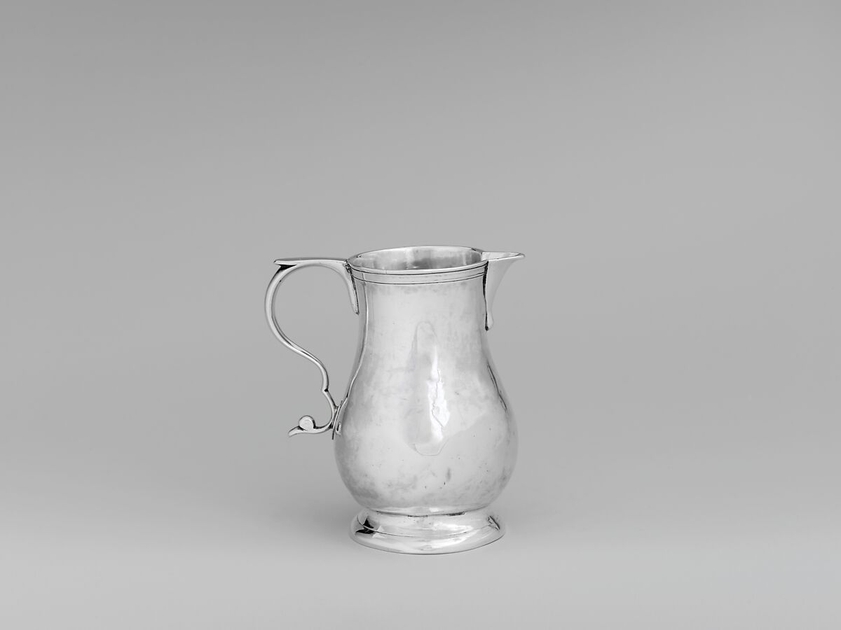 Creampot, Jacob Hurd (American, Boston, Massachusetts 1702/3–1758 Boston, Massachusetts), Silver, American 