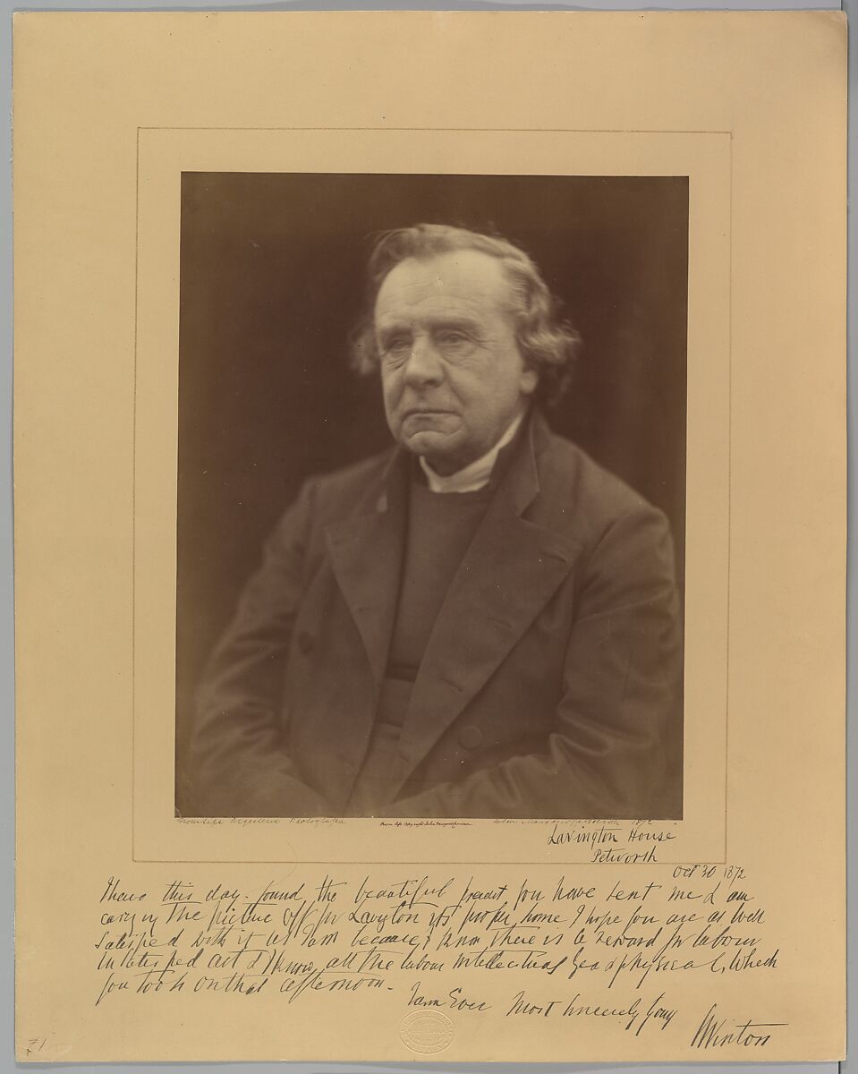 [The Lord Bishop of Winchester, Samuel Wilberforce], Julia Margaret Cameron (British (born India), Calcutta 1815–1879 Kalutara, Ceylon), Albumen silver print 