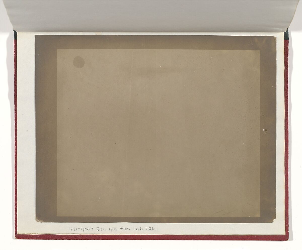 Album di disegni fotogenici, William Henry Fox Talbot (British, Dorset 1800–1877 Lacock), Salted paper prints