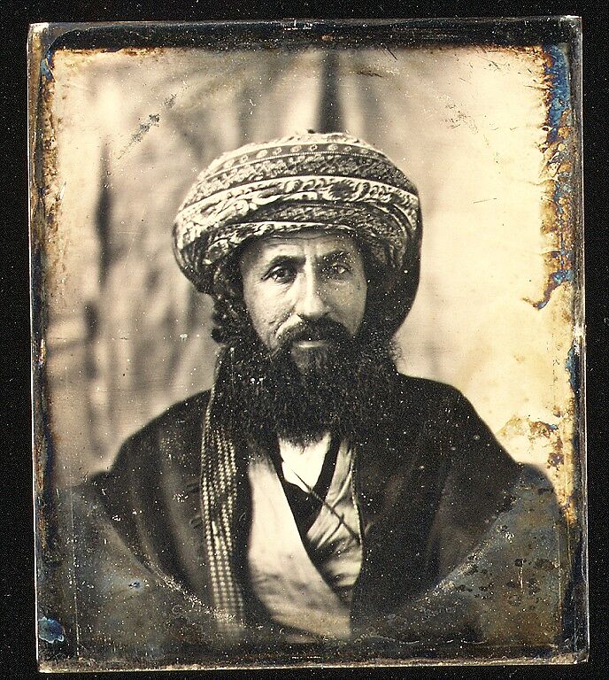 [Unidentified Man Wearing Turban], Southworth and Hawes (American, active 1843–1863), Daguerreotype 