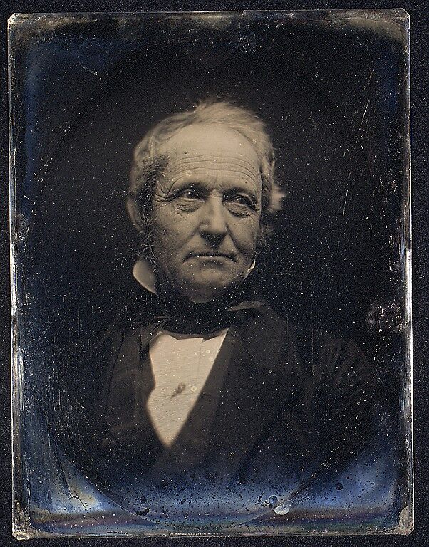 [Elderly Man; Full Face], Southworth and Hawes (American, active 1843–1863), Daguerreotype 