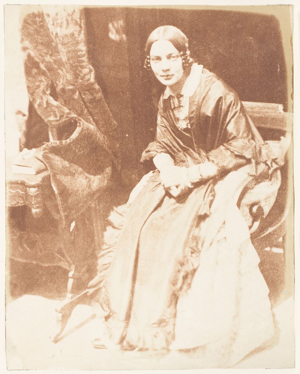 Lady Elizabeth Eastlake, Hill and Adamson (British, active 1843–1848), Salted paper print from paper negative 